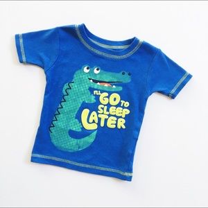 Pajama Top 'I'LL GO TO SLEEP LATER' (18Mo)